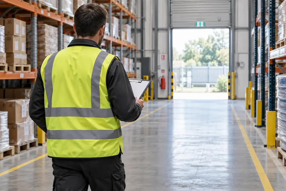Fire Risk Assessment equipment and inspection in a commercial setting